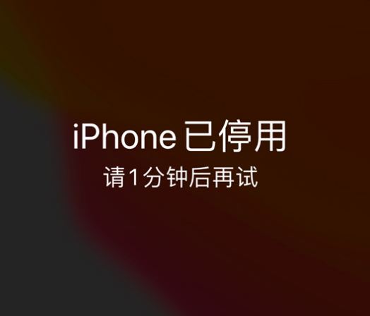 万秀苹果手机维修分享:iPhone 显示“不可用”或“已停用”怎么办？还能保留数据吗？ 