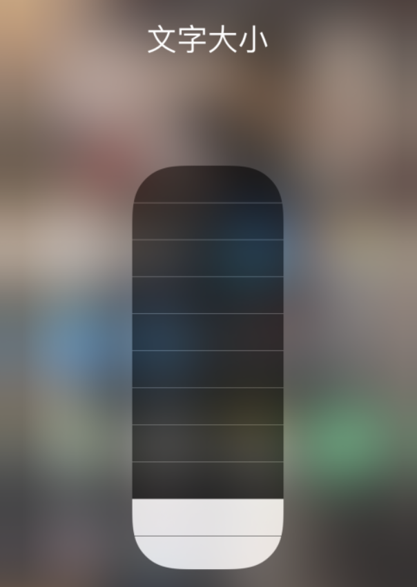 万秀苹果手机维修分享小技巧：在 iPhone 控制中心快速调节字体大小 