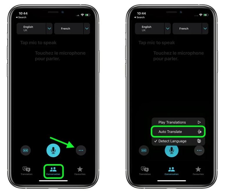 万秀苹果手机维修分享iOS 15 “翻译” App 新改进 